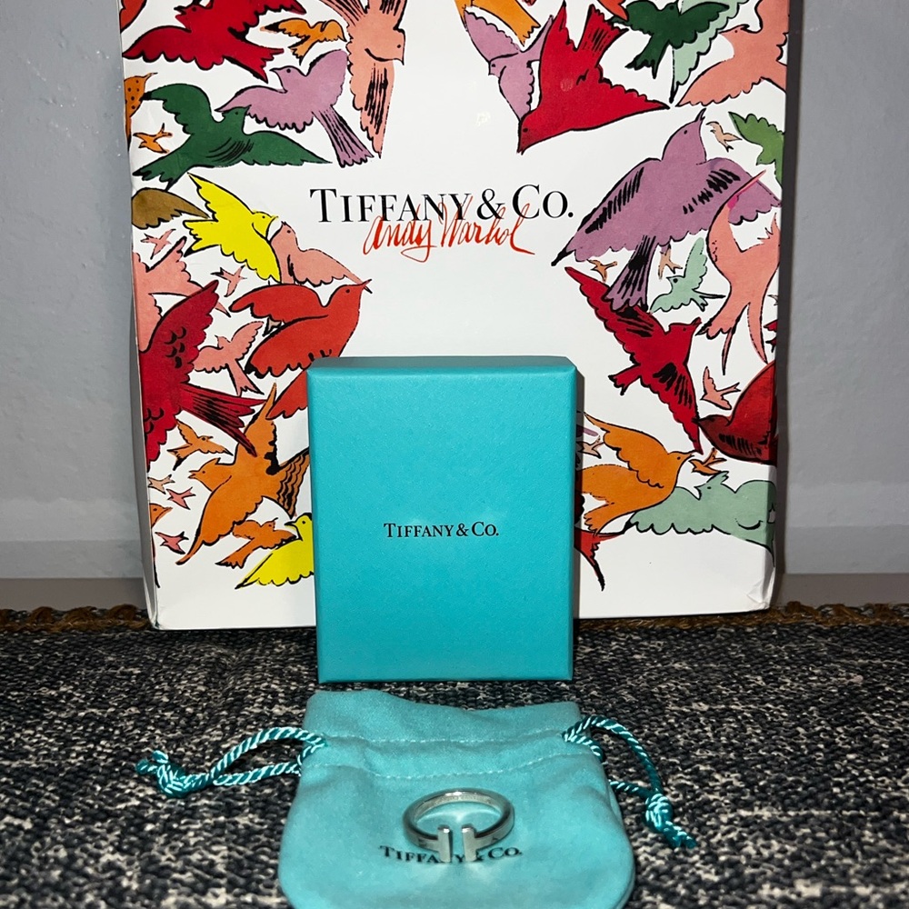 Tiffany & Co. Square Ring 9.5
